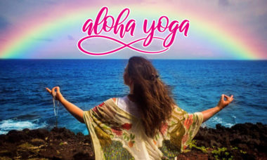 Carola Reifenrath "Aloha-Yoga"-Postkarte A6-Schnitt